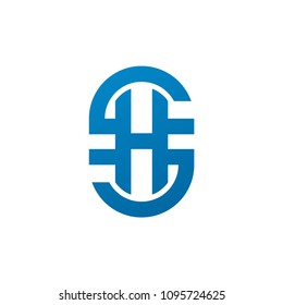 h logo template