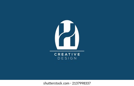 H Logo type abstract icons sign and symbol logo