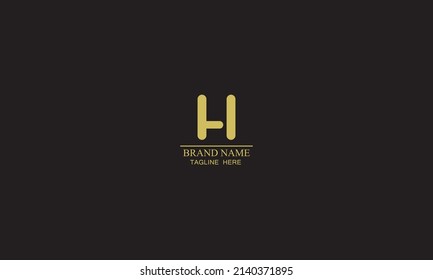 H logo type sign and icons