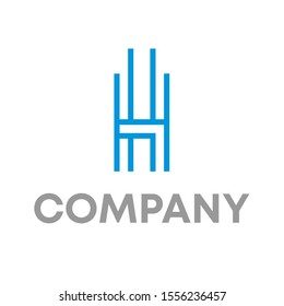 H logo vector design sign template