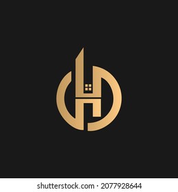 h logo vector, h home vector