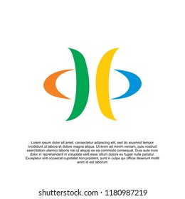 
h logo vector illustration