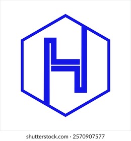 H logo vector for product symbol or company name