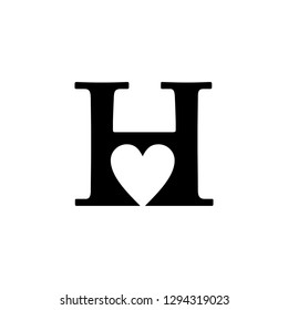 H love logo