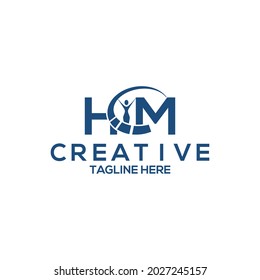 H I M LETTER LOGO