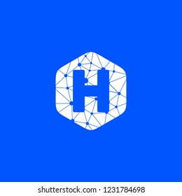 H Monogram initial Bold Logo Design Inspiration