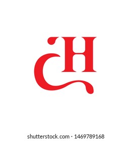 A and H monogram logo design,simple minimal modern style logomark,brand logo template