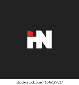 H & N letters Joint logo icon vector template for corporate logo and business card.