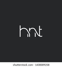 H N T letters Joint logo icon vector for business card and corporate identity.