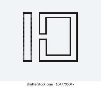 diseños de los logotipos h o y h i y logos de los monogramas