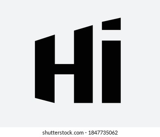 h o and h i logo designs and monogram logos