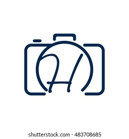 H photography logo design
