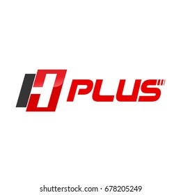 H Plus Letter logo icon