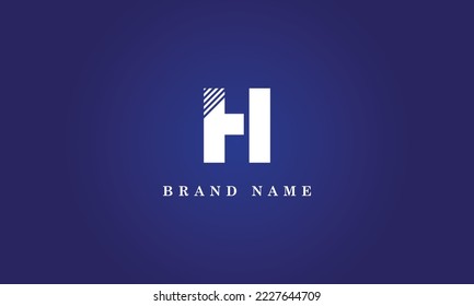 H Professional minimal letter creative company minimalist brand logo design
