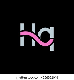 H & Q  Letter logo design vector element