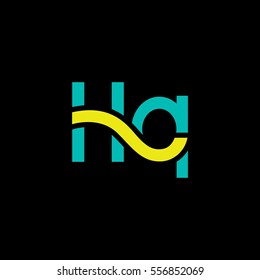 H & Q  Letter logo design vector element