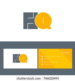 H R bold letter joint logo design vector with business card template