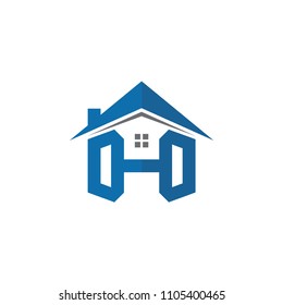 H REAL ESTATE LOGO TEMPLATE