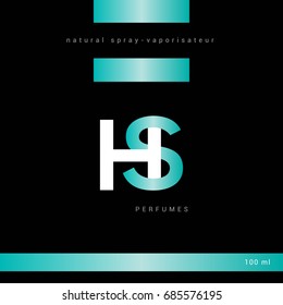 H S joint letter design with packaging template