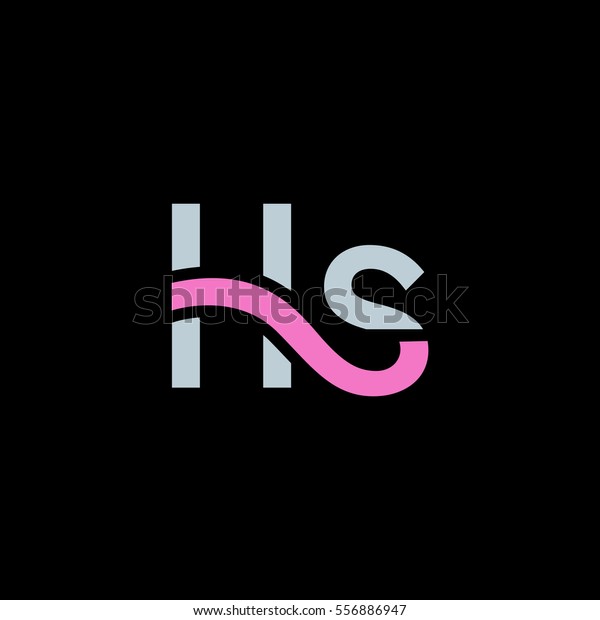 H S Letter Logo Design Vector Stock Vector (Royalty Free) 556886947