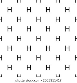 "H" Seamless background of English letters . English alphabet, Seamless Pattern, Fabric Pattern, Wrapping.
