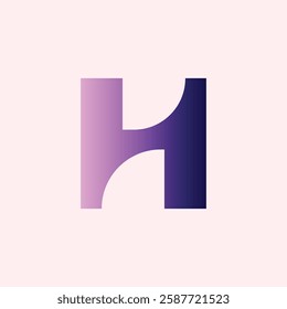 H shape logo , t-shirt design