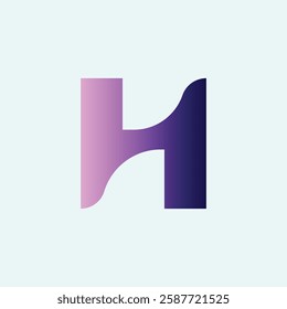 H shape logo , t-shirt design