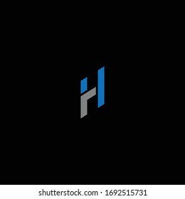 H single letter logo and icon designs