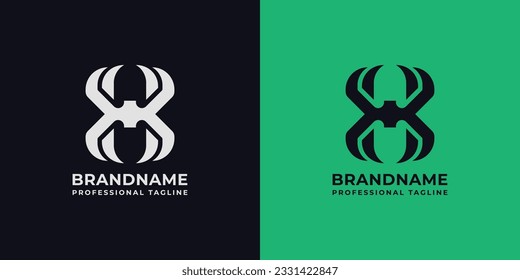 El logotipo H Spider es adecuado para cualquier negocio relacionado con la letra H y la araña