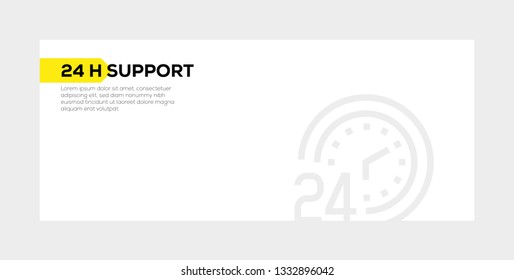 H SUPPORT BANNER CONCEPT