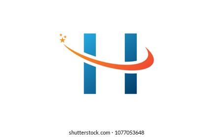 H swoosh logo