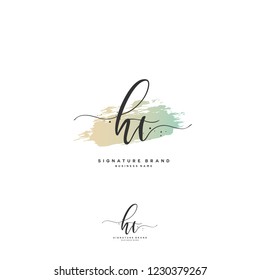H T HT Initial logo template vector