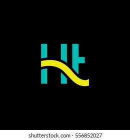 H & T  Letter logo design vector element