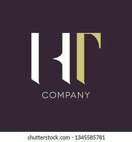 H T logo template