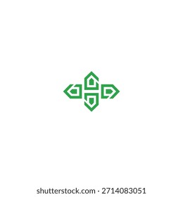 H tecnologia ilusão ícone de logotipo design