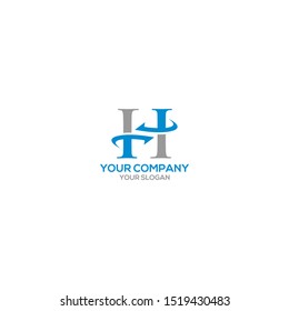 H Trading Logo Design Vector