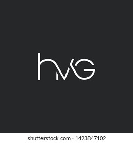 H V G letters Joint logo icon vector for business card and corporate identity.