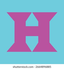 H Vektorgrafik eines abstrakten Hintergrunds