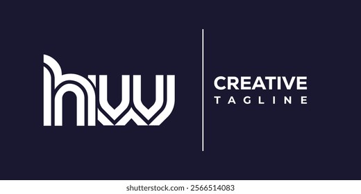 H and W logo design. HW abstract Letters Logo Monogram. This logo design is the process of creating a visual symbol that represents a brand, company, or individual.