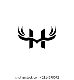 Diseño exclusivo de logotipo de primera calidad de ala H