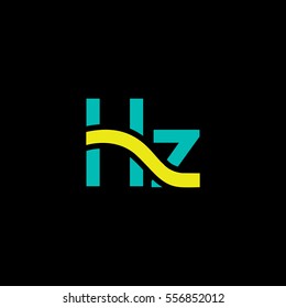 H & Z  Letter logo design vector element