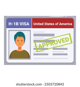 H1 b visa approval, allowing foreign workers in specialized fields to work in the united states