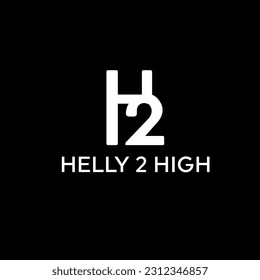 DISEÑO DE LOGOTIPO H2 que se puede ver
