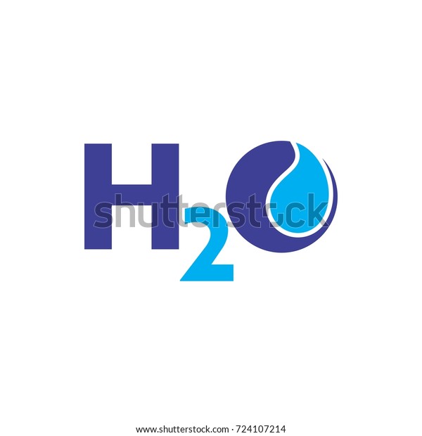 H2o Logo Stock Vector (Royalty Free) 724107214