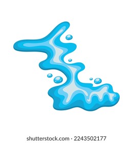 h2o inicia el icono de la naturaleza del fluido