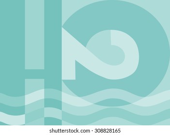 H2O symbol