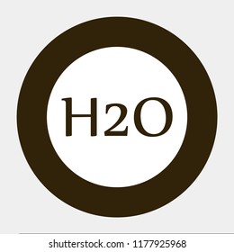 h2o vector icon 10 eps