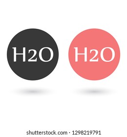 h2o vector icon 10 eps
