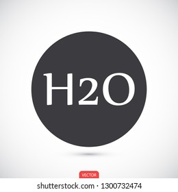 h2o vector icon 10 eps