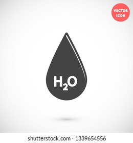 h2o vector icon 10 eps